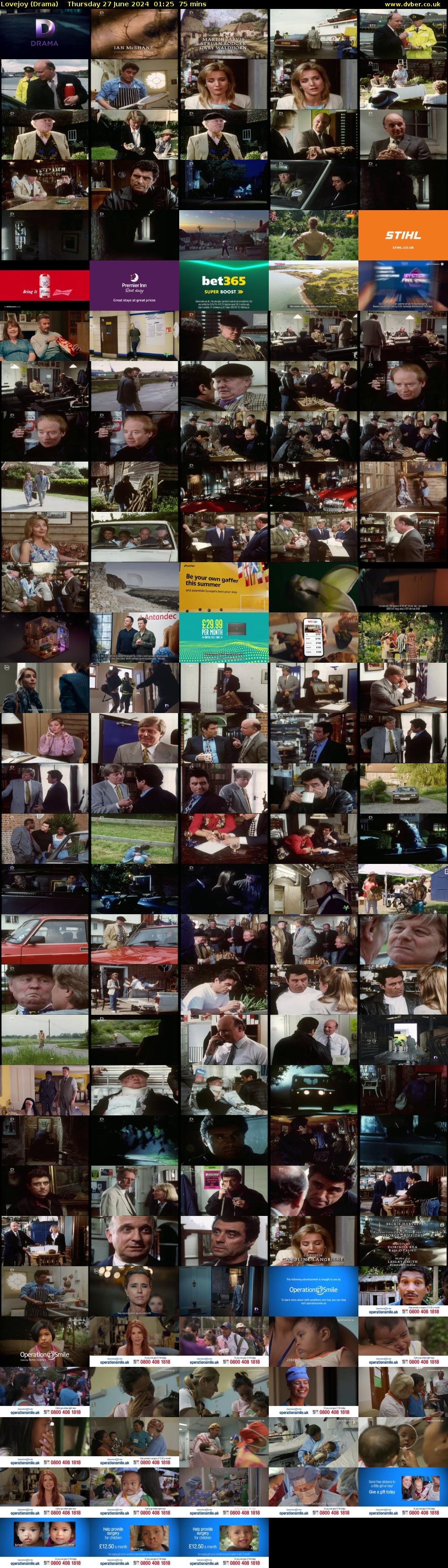 Lovejoy (Drama) Thursday 27 June 2024 01:25 - 02:40