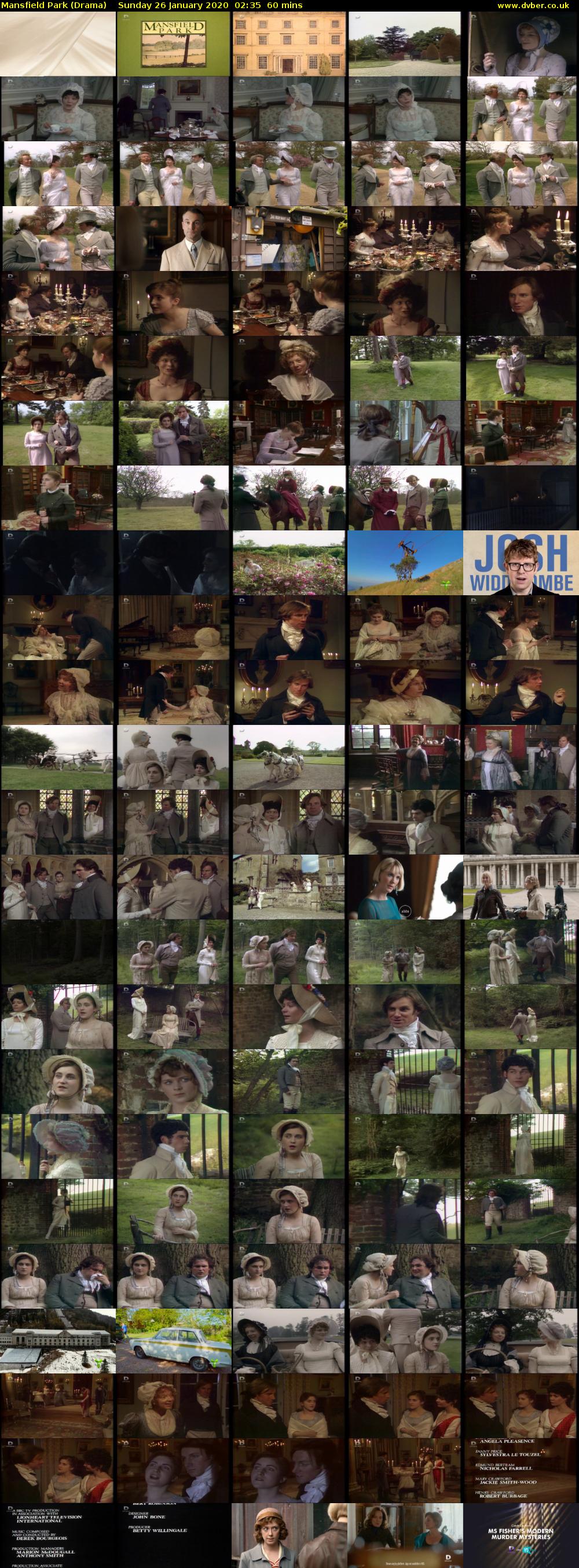 Mansfield Park (Drama) Sunday 26 January 2020 02:35 - 03:35