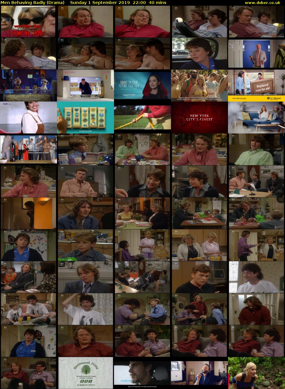 Men Behaving Badly (Drama) Sunday 1 September 2019 22:00 - 22:40