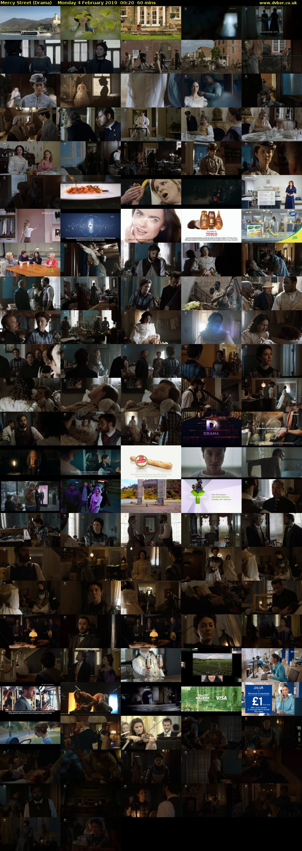 Mercy Street (Drama) Monday 4 February 2019 00:20 - 01:20