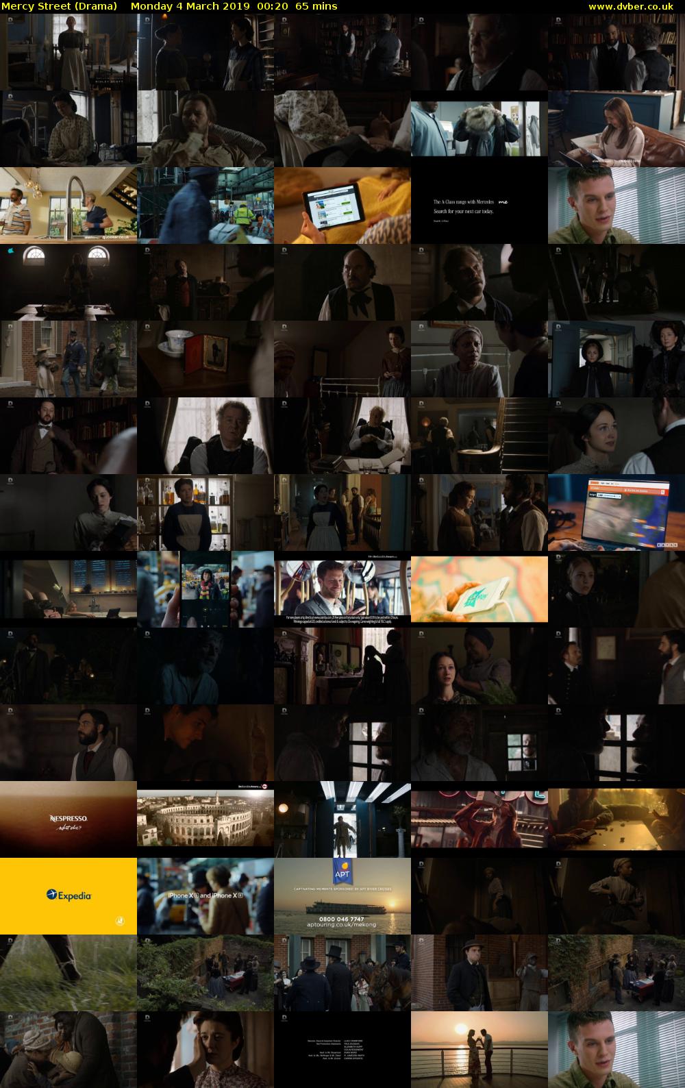 Mercy Street (Drama) Monday 4 March 2019 00:20 - 01:25
