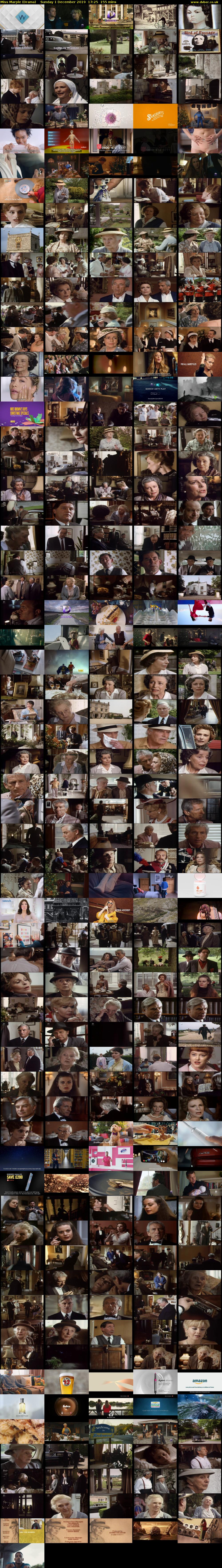 Miss Marple (Drama) Sunday 1 December 2019 17:25 - 20:00