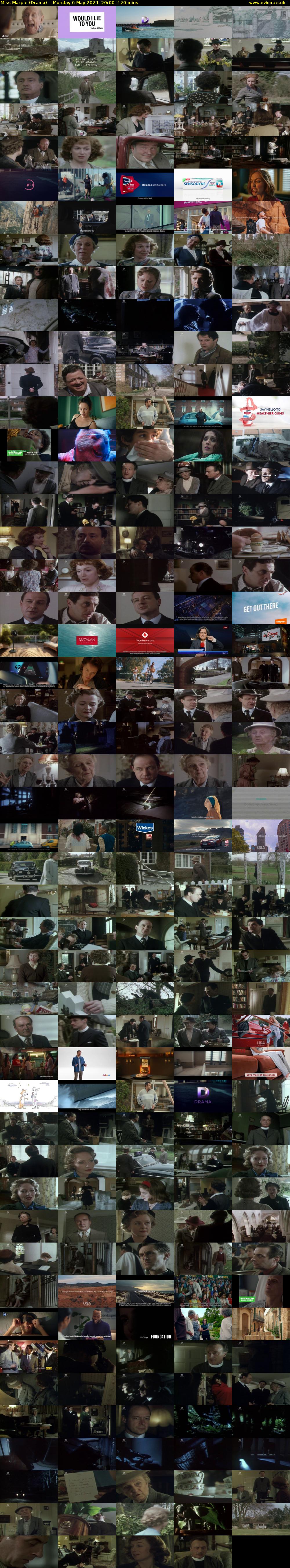 Miss Marple (Drama) Monday 6 May 2024 20:00 - 22:00