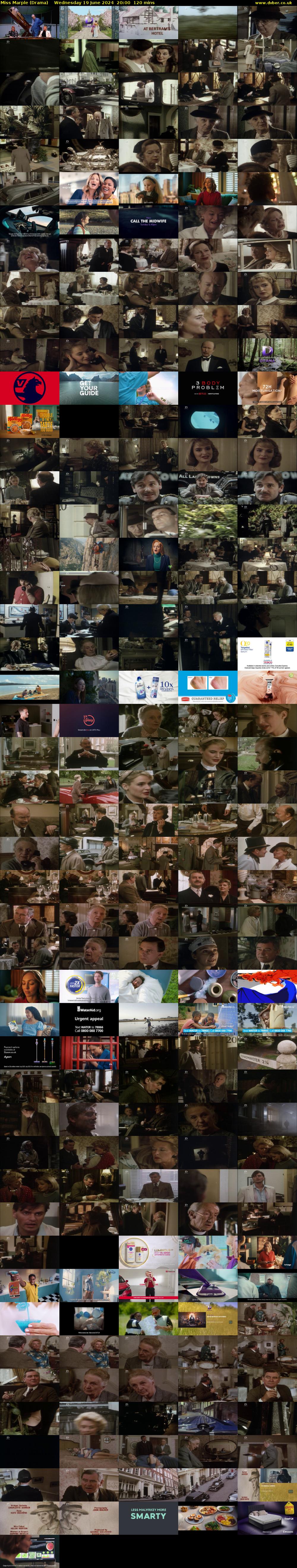 Miss Marple (Drama) Wednesday 19 June 2024 20:00 - 22:00