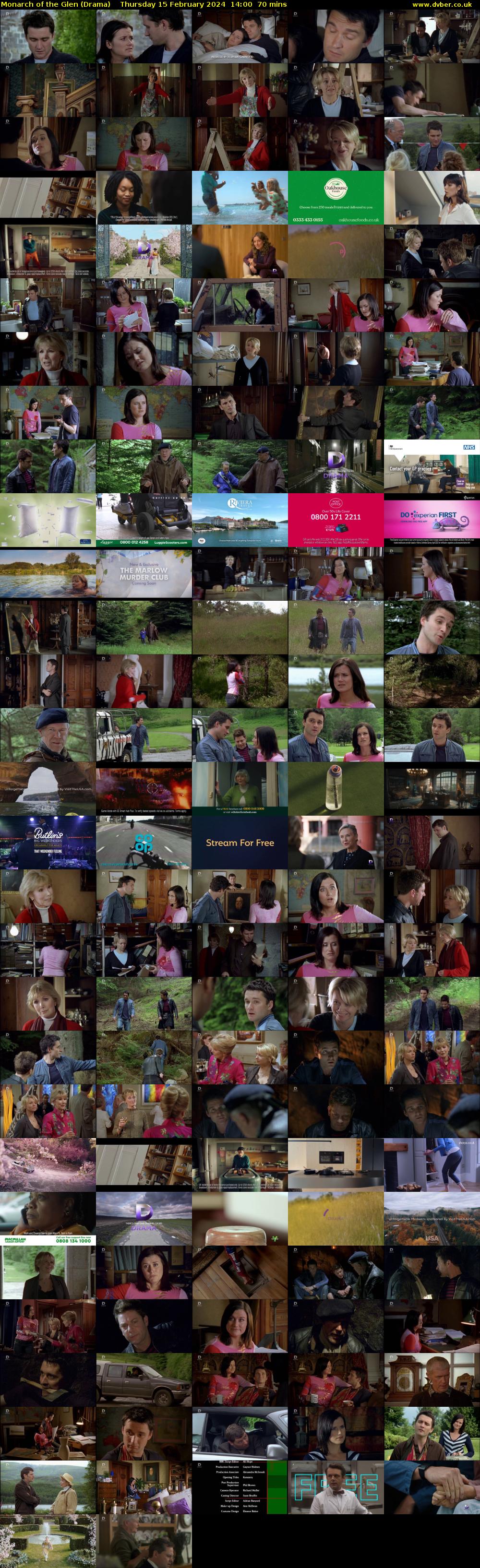 Monarch of the Glen (Drama) Thursday 15 February 2024 14:00 - 15:10