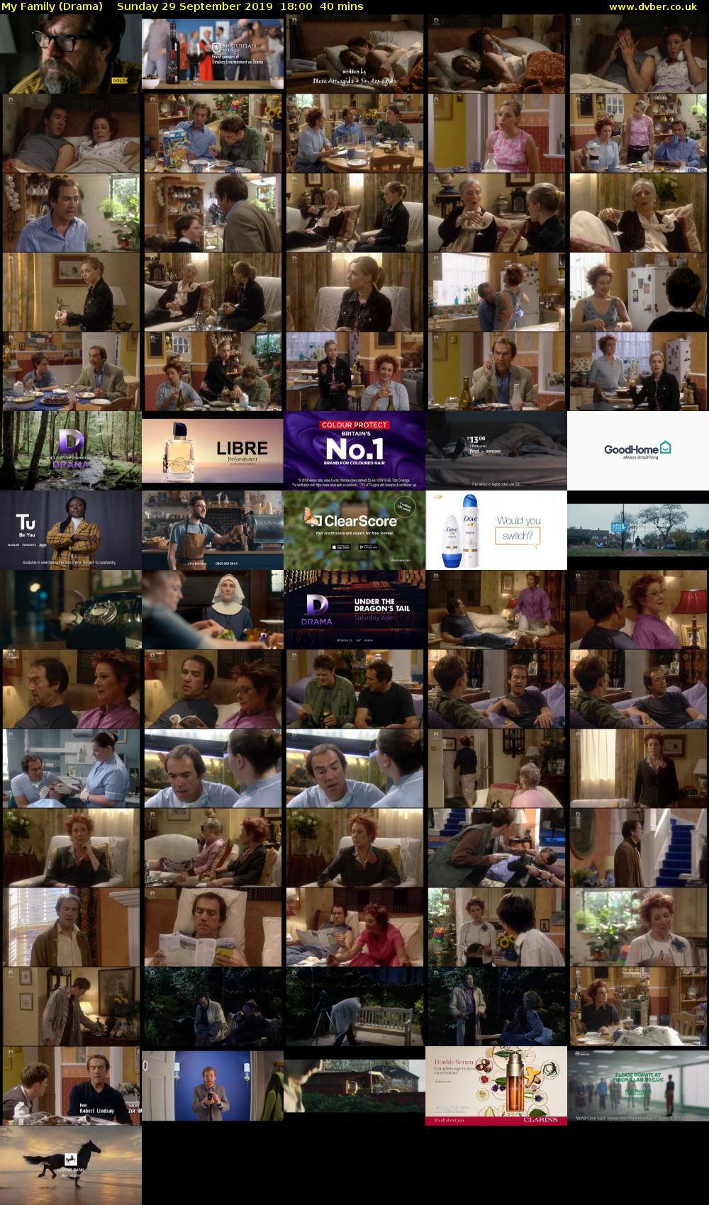 My Family (Drama) Sunday 29 September 2019 18:00 - 18:40