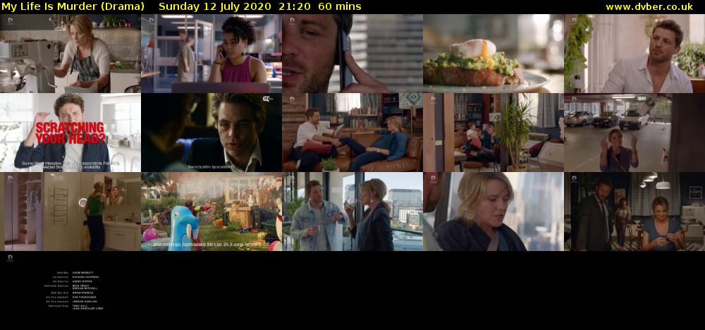 My Life Is Murder (Drama) Sunday 12 July 2020 21:20 - 22:20