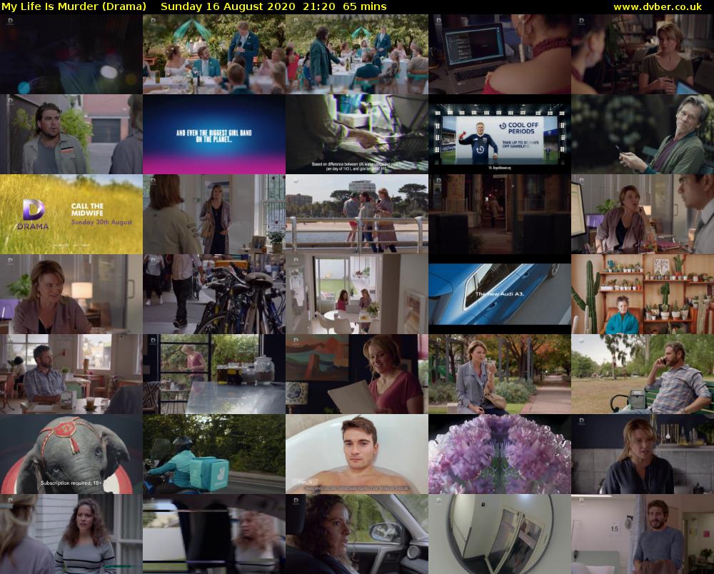 My Life Is Murder (Drama) Sunday 16 August 2020 21:20 - 22:25