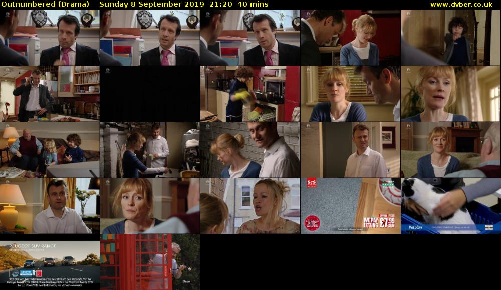 Outnumbered (Drama) Sunday 8 September 2019 21:20 - 22:00
