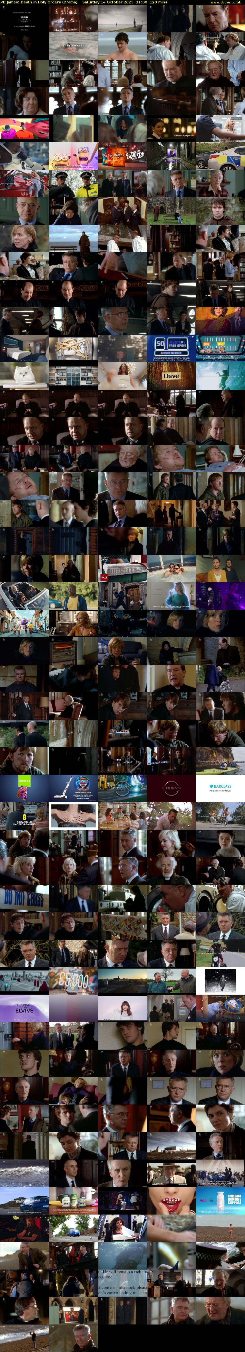PD James: Death in Holy Orders (Drama) Saturday 14 October 2023 21:00 - 23:00