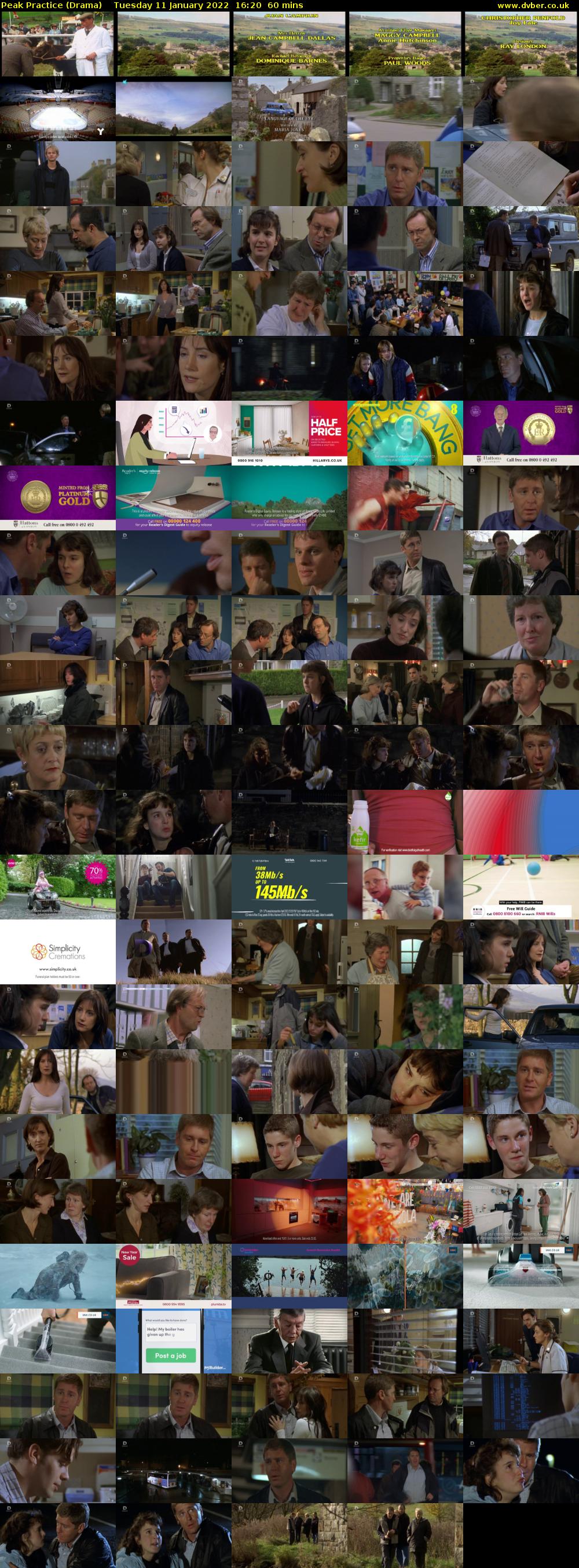 Peak Practice (Drama) Tuesday 11 January 2022 16:20 - 17:20