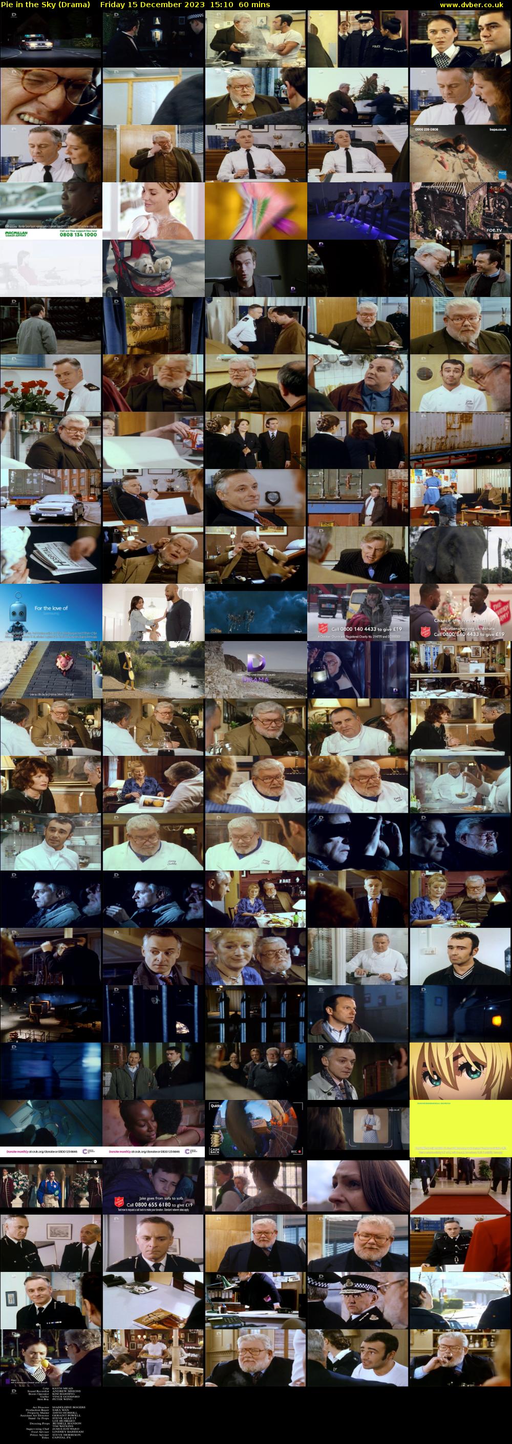 Pie in the Sky (Drama) Friday 15 December 2023 15:10 - 16:10