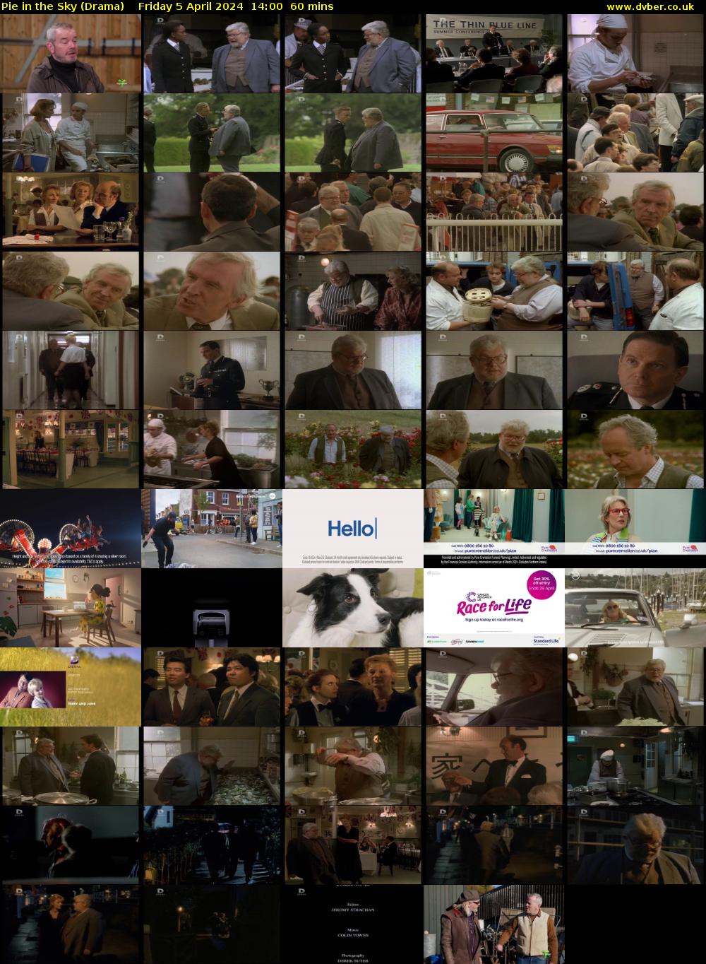 Pie in the Sky (Drama) Friday 5 April 2024 14:00 - 15:00