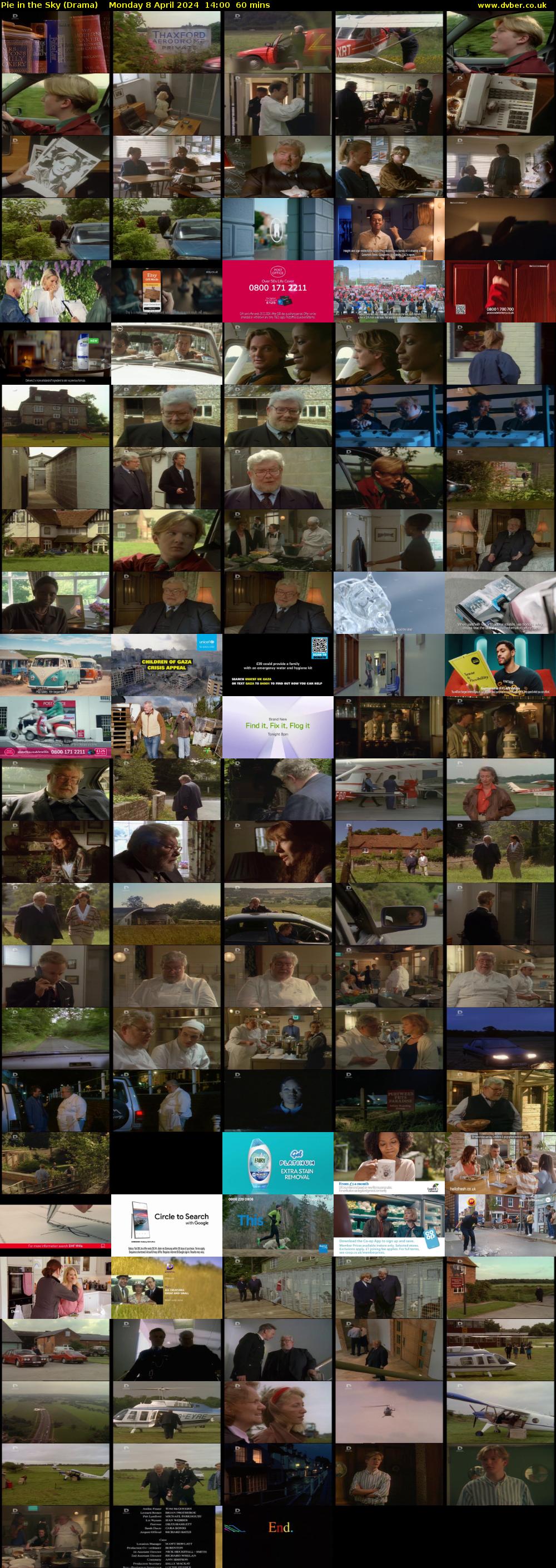 Pie in the Sky (Drama) Monday 8 April 2024 14:00 - 15:00