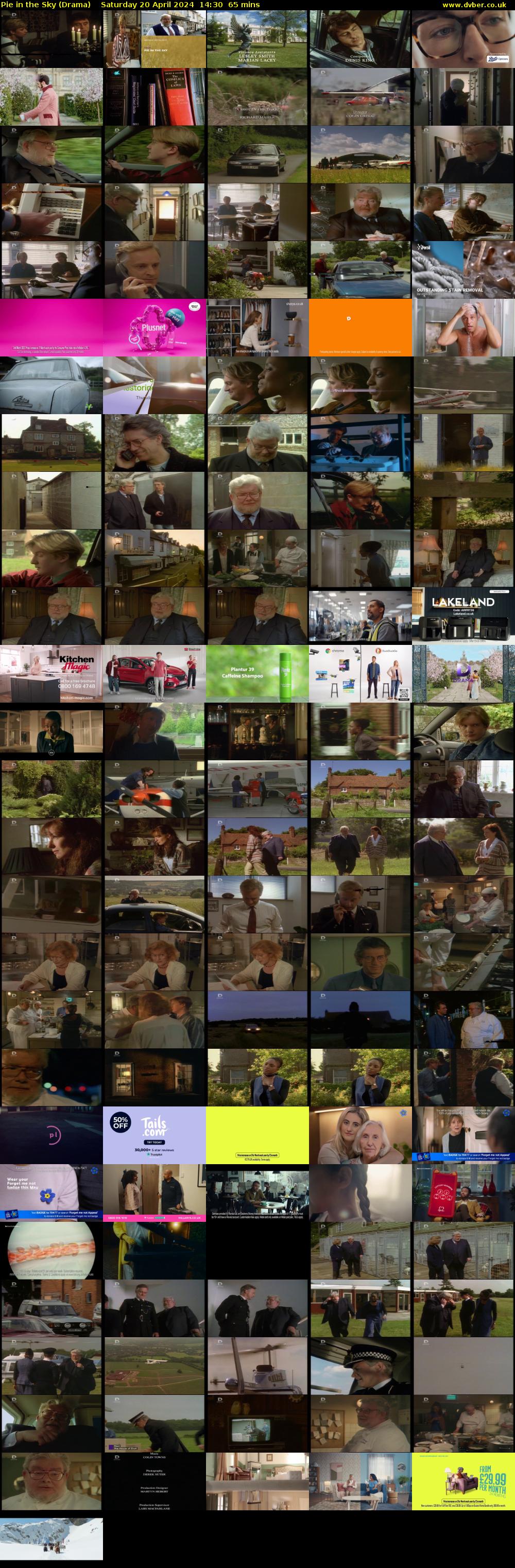 Pie in the Sky (Drama) Saturday 20 April 2024 14:30 - 15:35