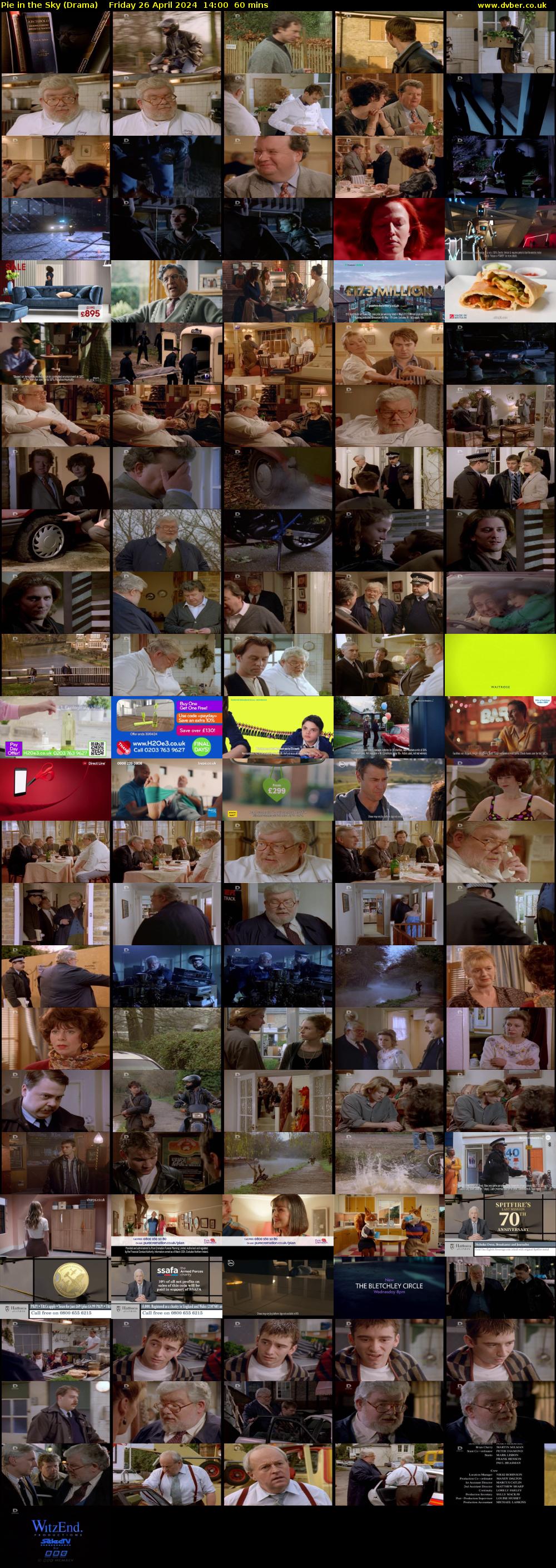 Pie in the Sky (Drama) Friday 26 April 2024 14:00 - 15:00