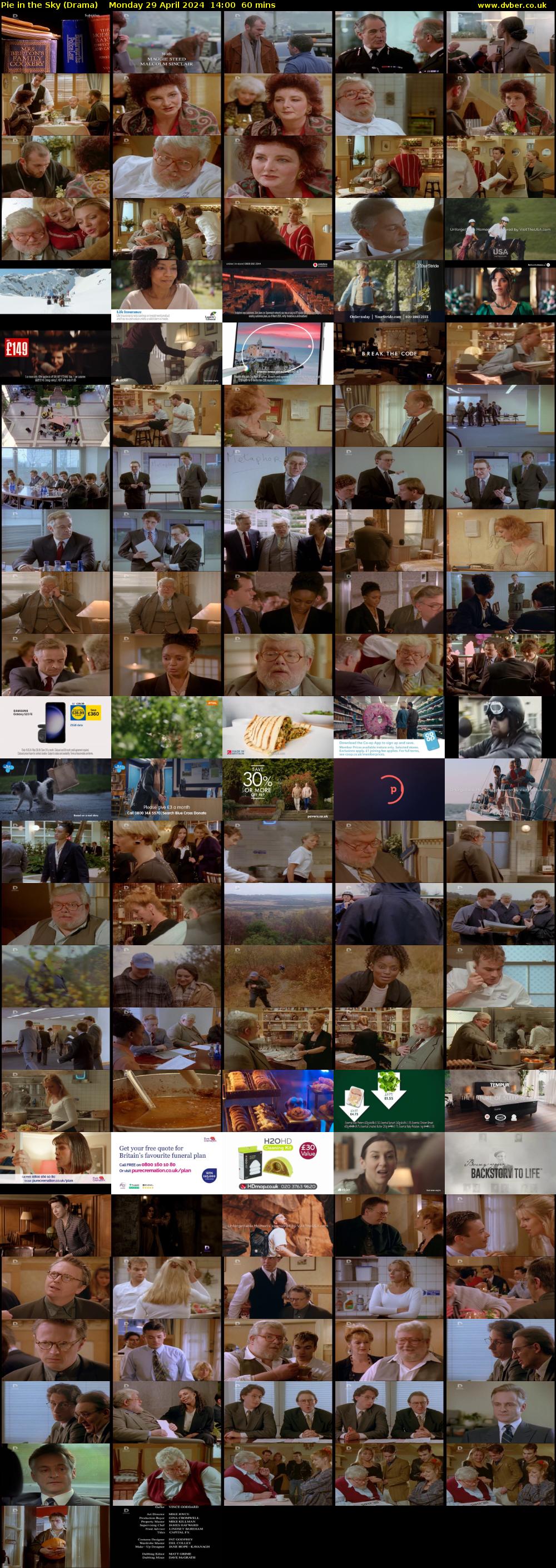 Pie in the Sky (Drama) Monday 29 April 2024 14:00 - 15:00