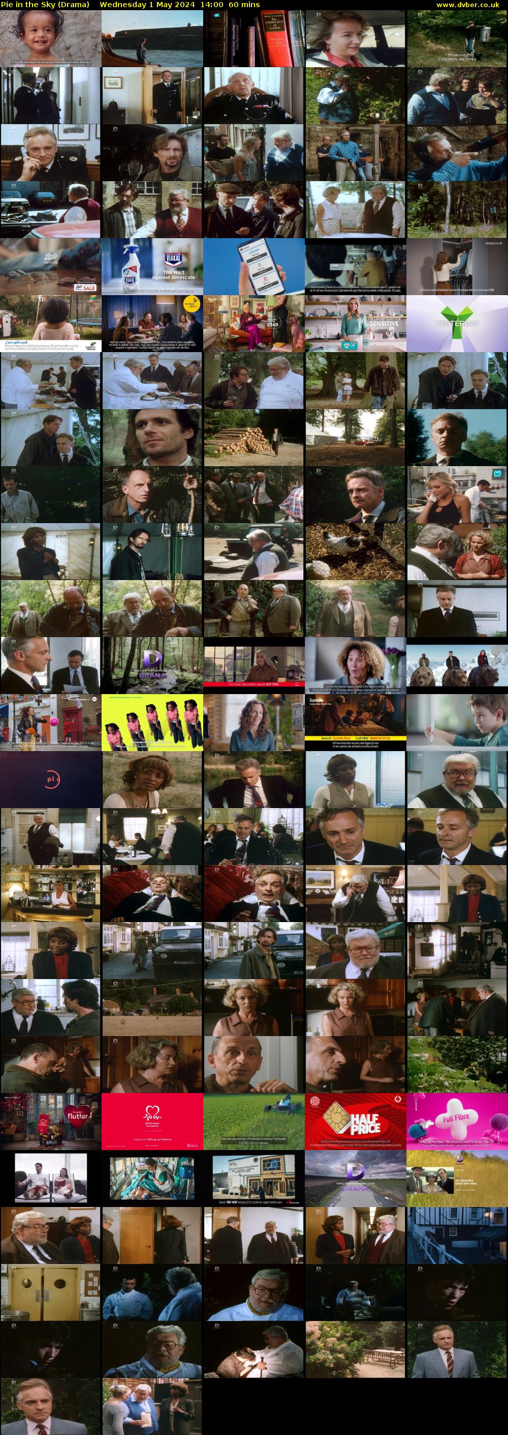 Pie in the Sky (Drama) Wednesday 1 May 2024 14:00 - 15:00
