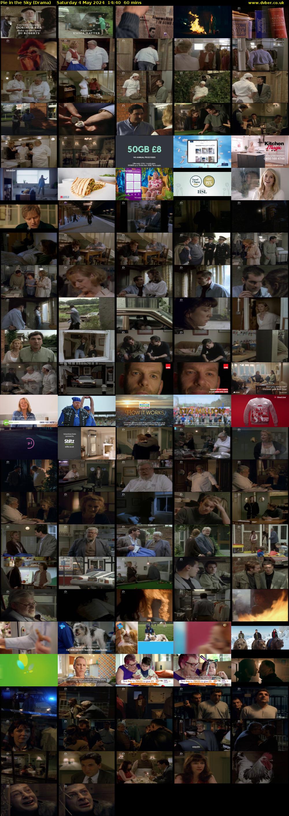 Pie in the Sky (Drama) Saturday 4 May 2024 14:40 - 15:40