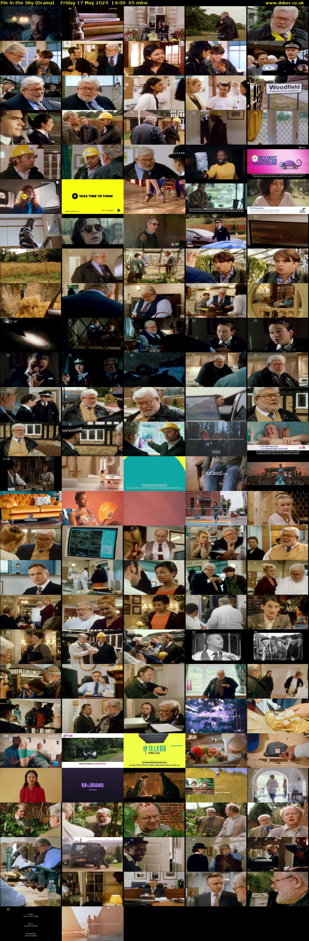 Pie in the Sky (Drama) Friday 17 May 2024 14:00 - 15:05