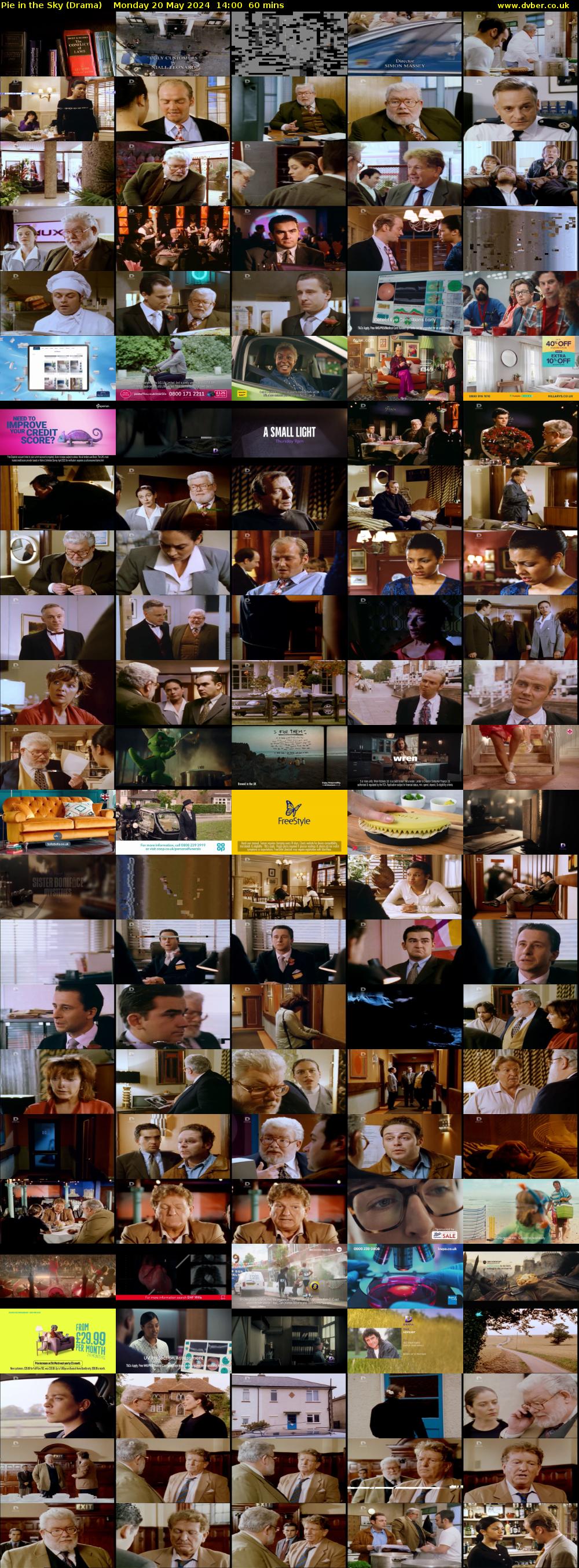 Pie in the Sky (Drama) Monday 20 May 2024 14:00 - 15:00
