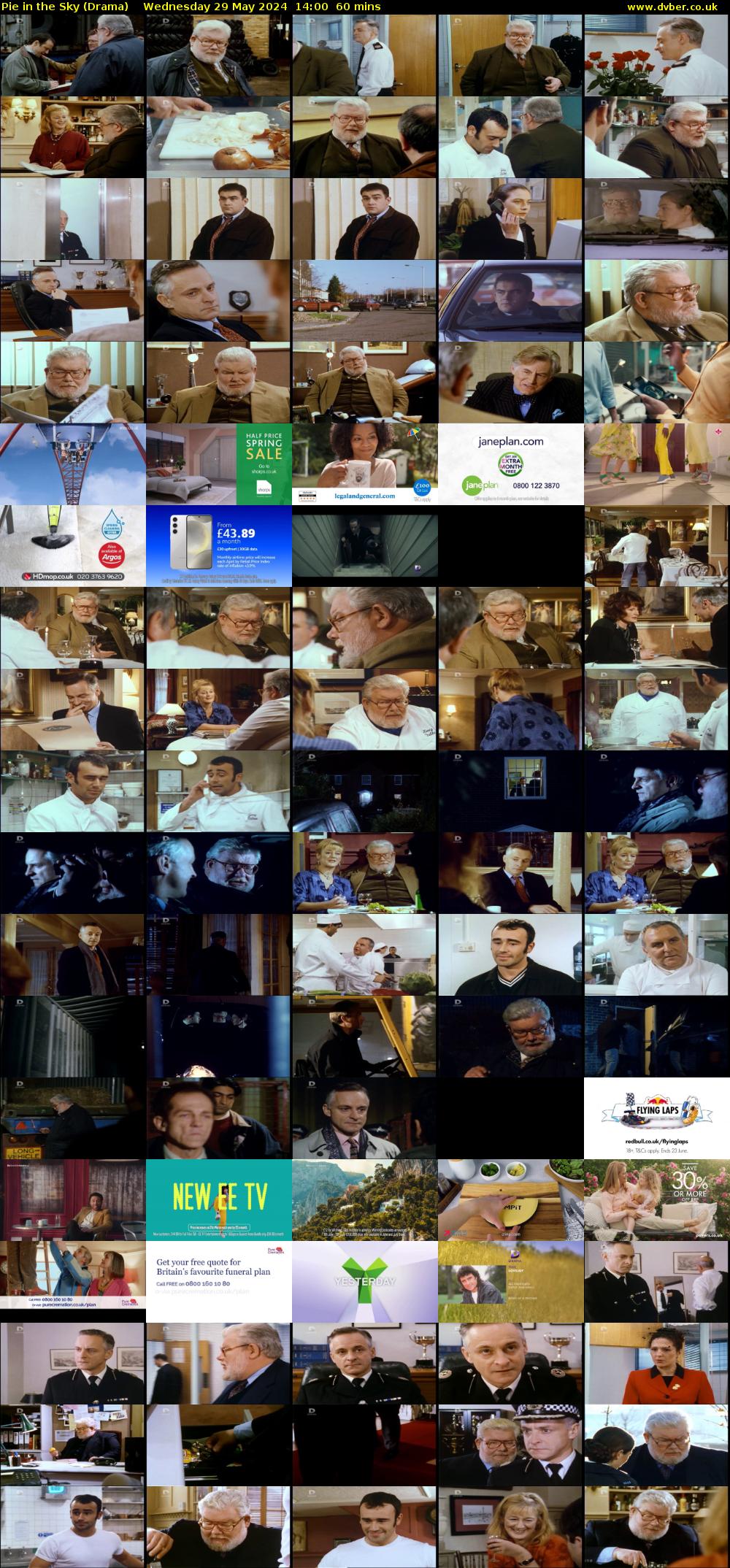 Pie in the Sky (Drama) Wednesday 29 May 2024 14:00 - 15:00