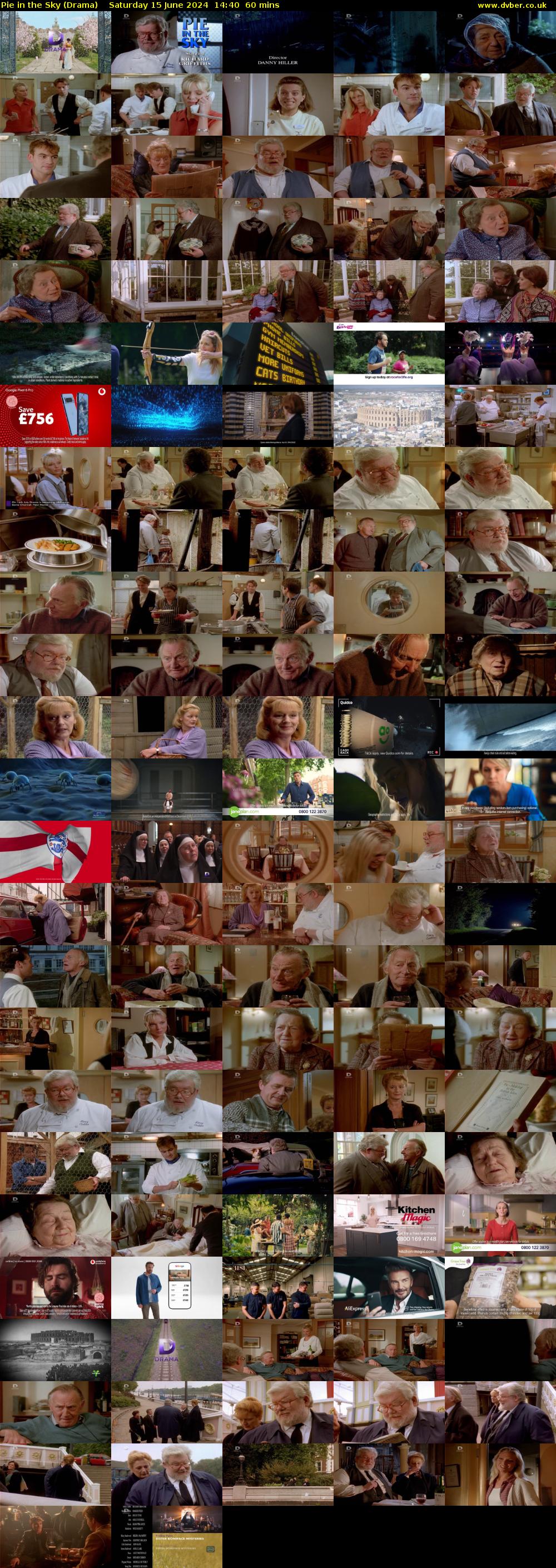 Pie in the Sky (Drama) Saturday 15 June 2024 14:40 - 15:40