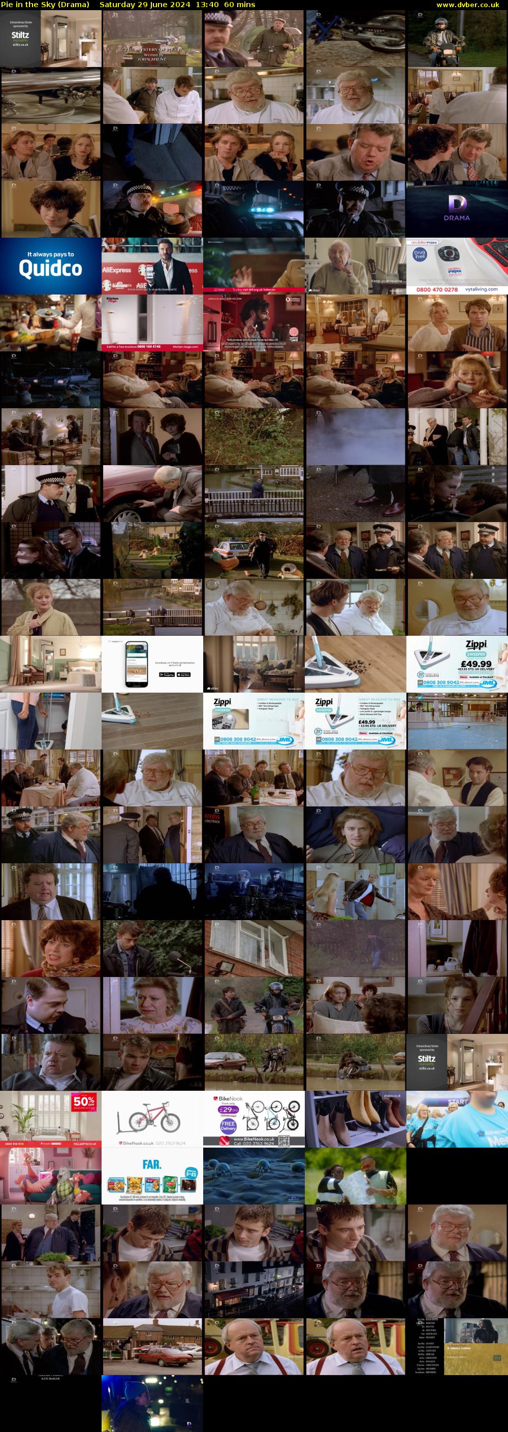 Pie in the Sky (Drama) Saturday 29 June 2024 13:40 - 14:40