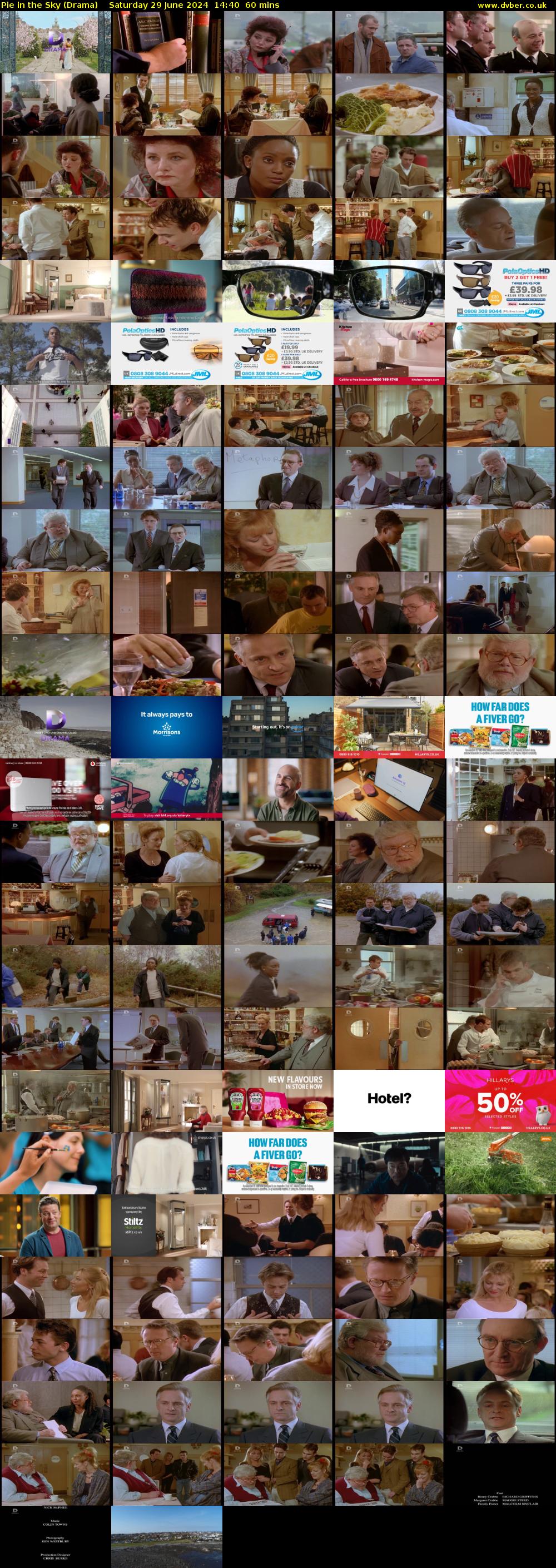 Pie in the Sky (Drama) Saturday 29 June 2024 14:40 - 15:40