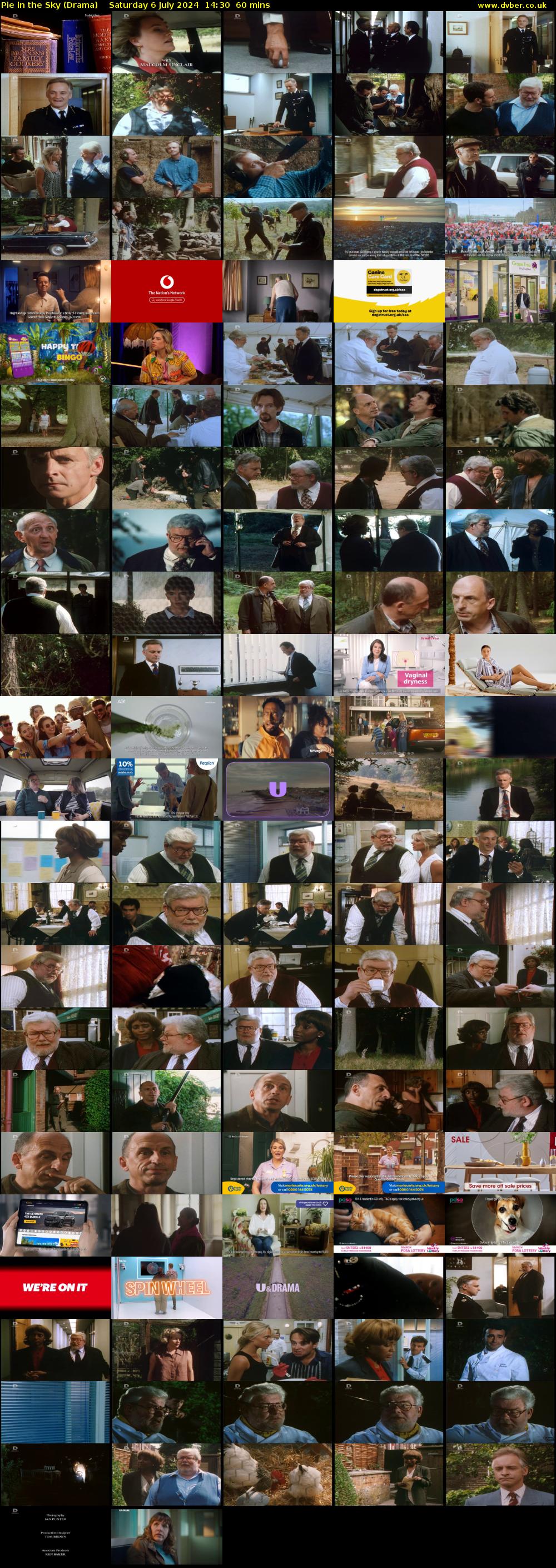 Pie in the Sky (Drama) Saturday 6 July 2024 14:30 - 15:30