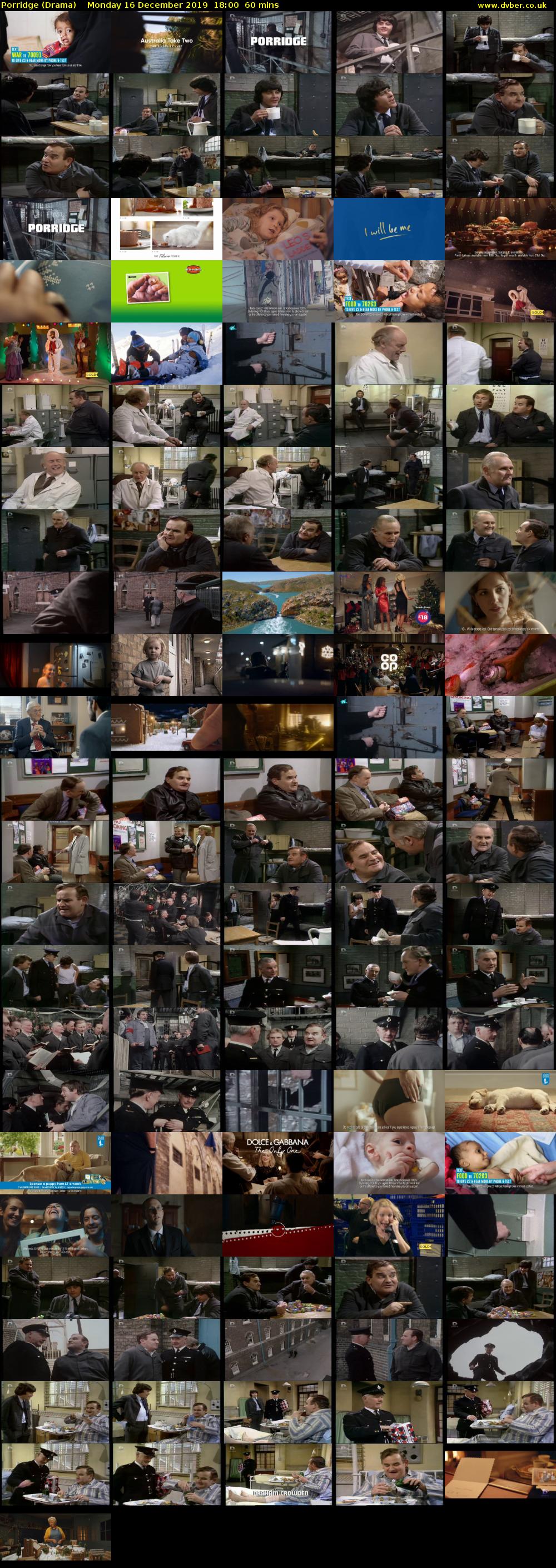Porridge (Drama) Monday 16 December 2019 18:00 - 19:00