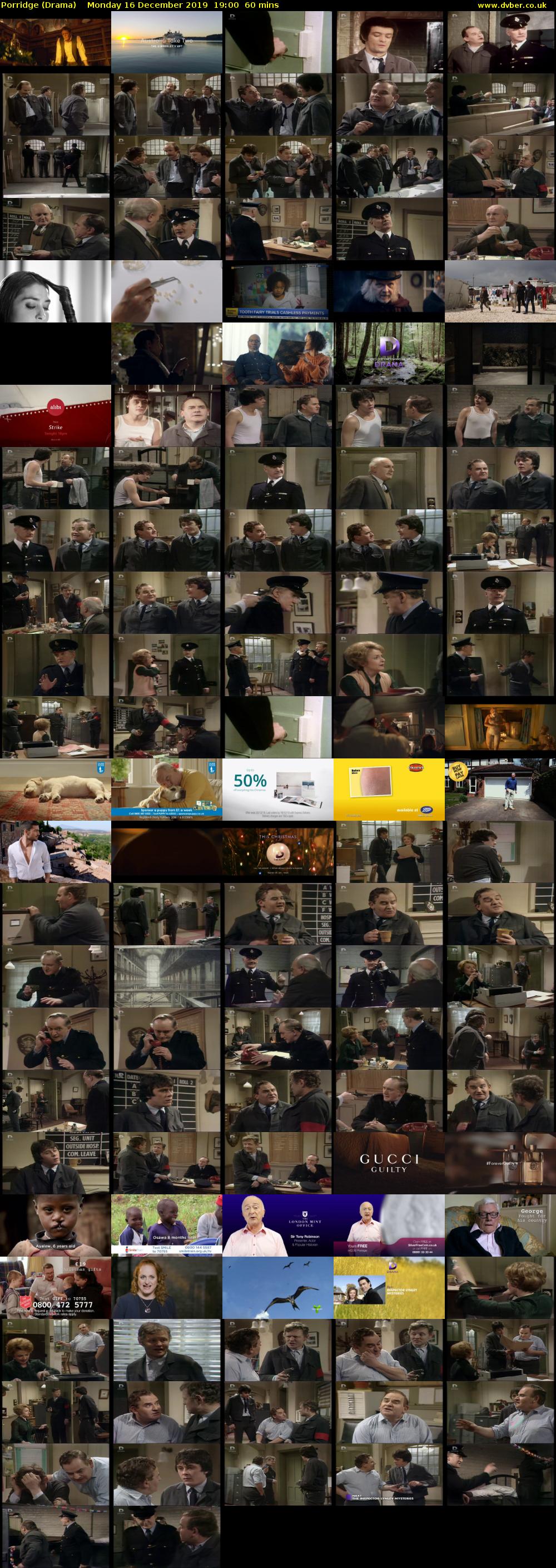 Porridge (Drama) Monday 16 December 2019 19:00 - 20:00