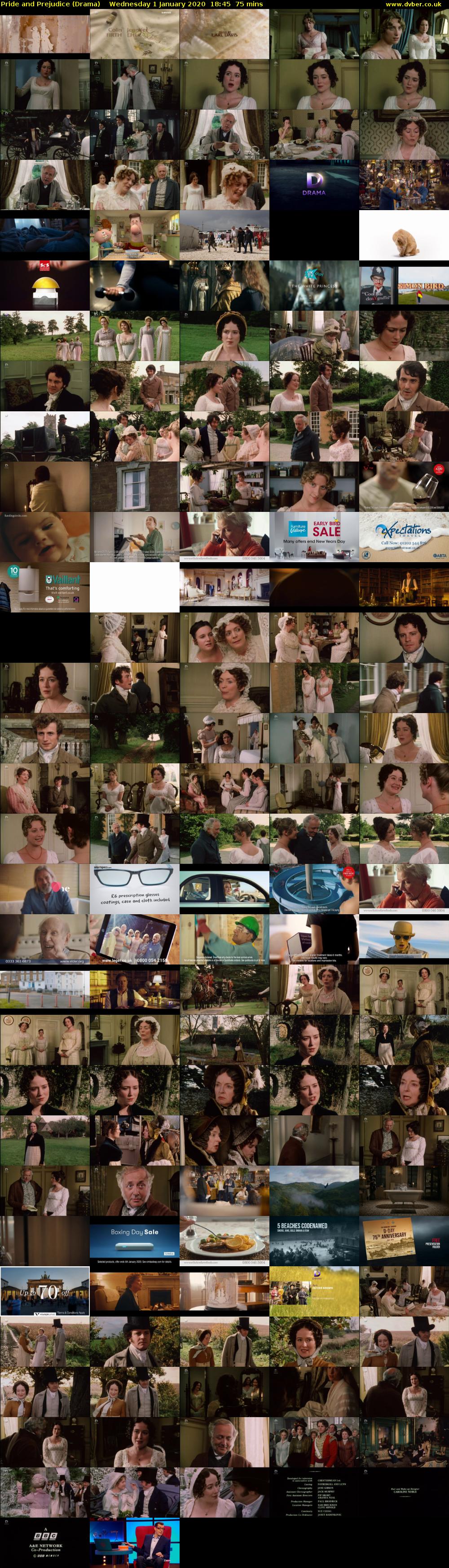 Pride and Prejudice (Drama) Wednesday 1 January 2020 18:45 - 20:00