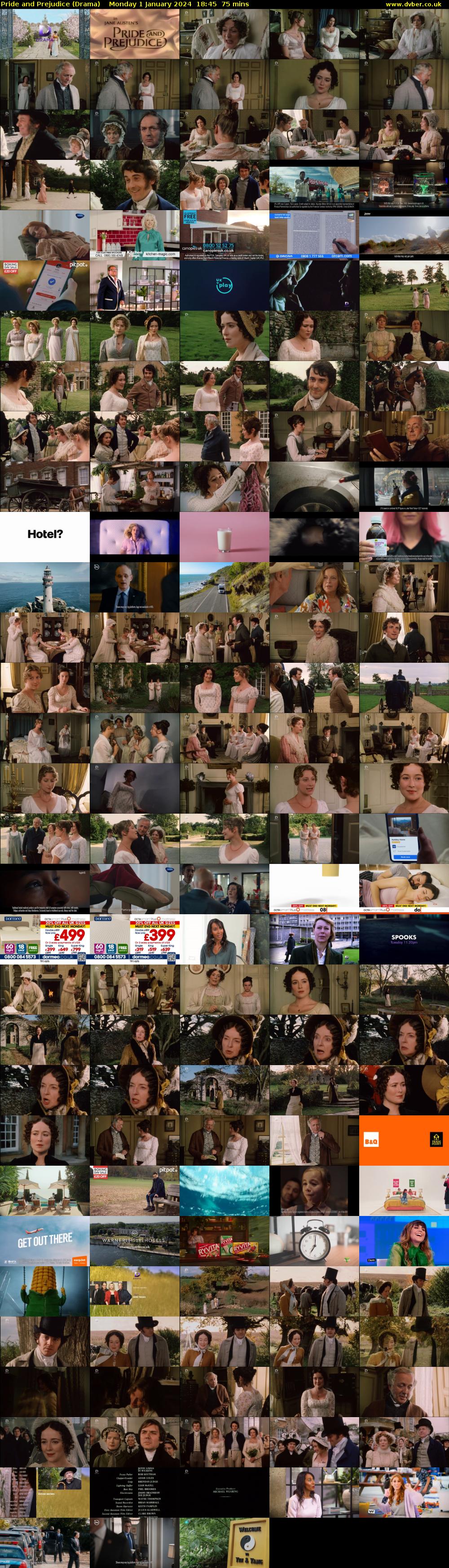 Pride and Prejudice (Drama) Monday 1 January 2024 18:45 - 20:00