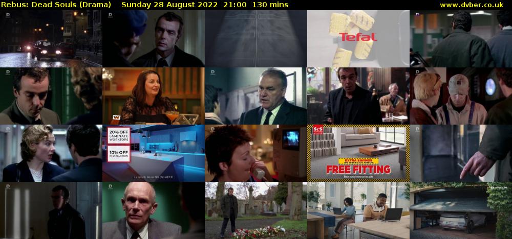 Rebus: Dead Souls (Drama) Sunday 28 August 2022 21:00 - 23:10
