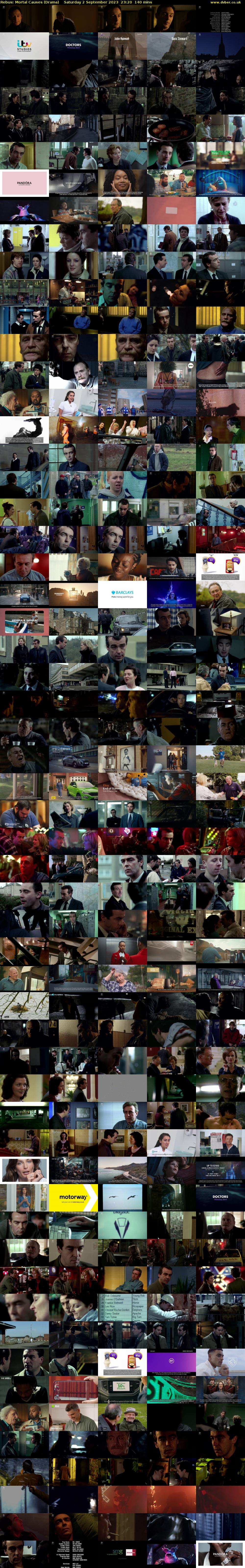 Rebus: Mortal Causes (Drama) Saturday 2 September 2023 23:20 - 01:40