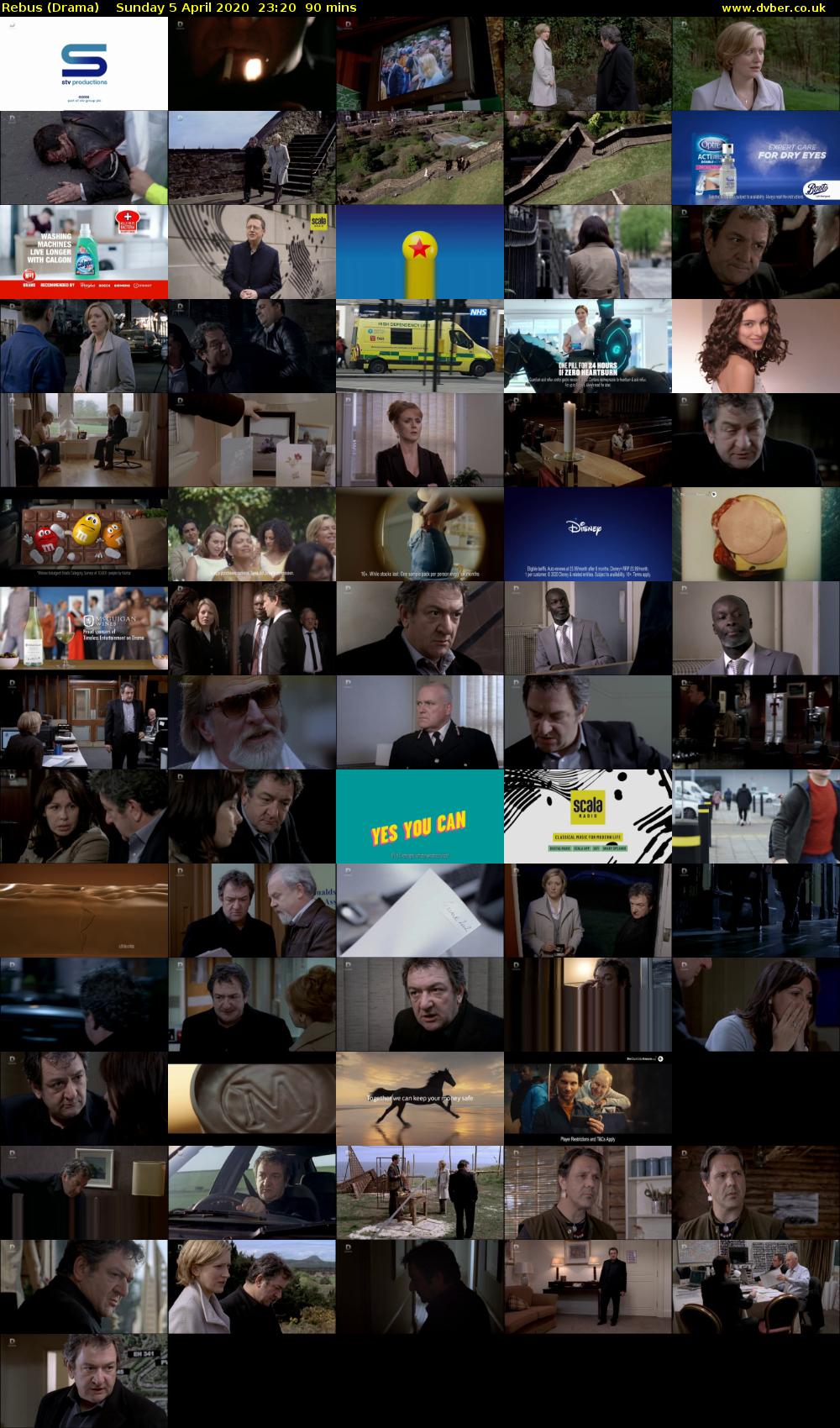 Rebus (Drama) Sunday 5 April 2020 23:20 - 00:50