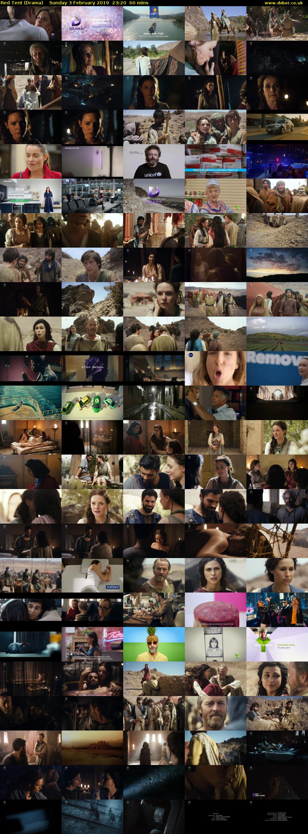 Red Tent (Drama) Sunday 3 February 2019 23:20 - 00:20