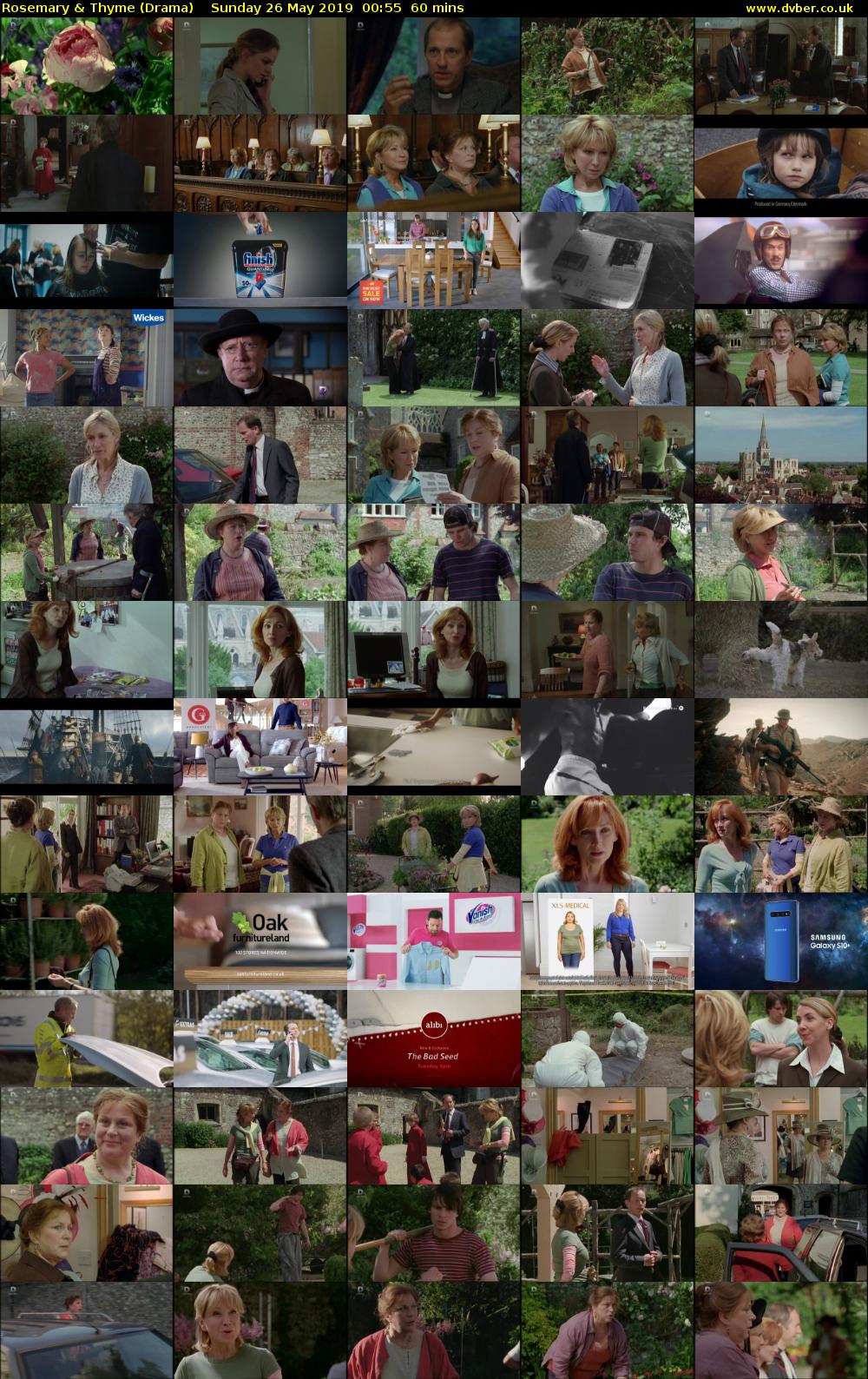 Rosemary & Thyme (Drama) Sunday 26 May 2019 00:55 - 01:55