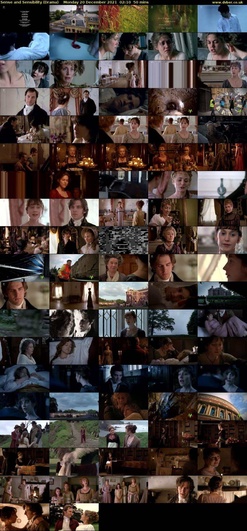 Sense and Sensibility (Drama) Monday 20 December 2021 02:10 - 03:00