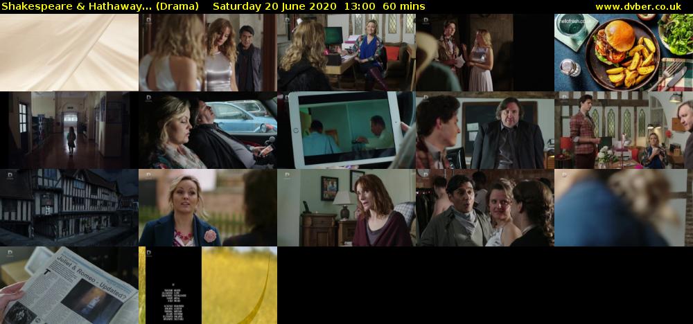 Shakespeare & Hathaway... (Drama) Saturday 20 June 2020 13:00 - 14:00
