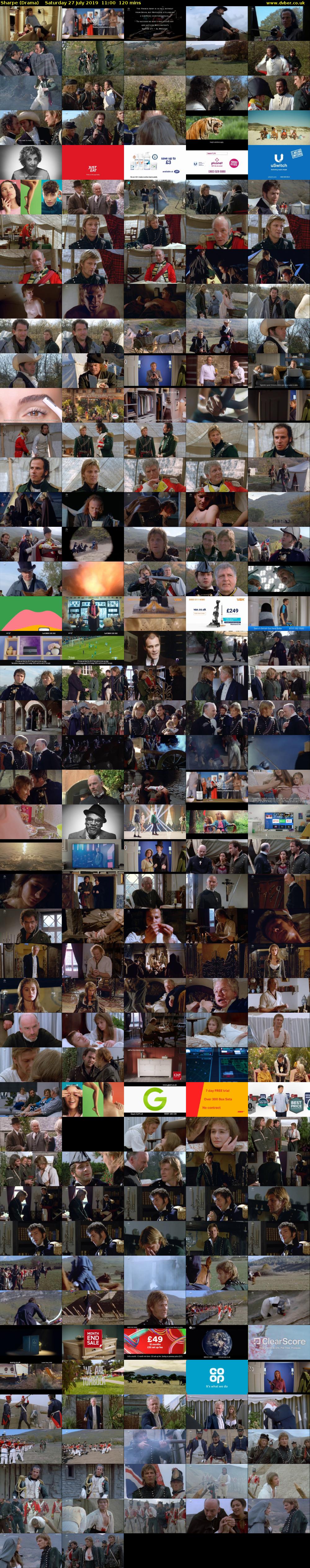 Sharpe (Drama) Saturday 27 July 2019 11:00 - 13:00