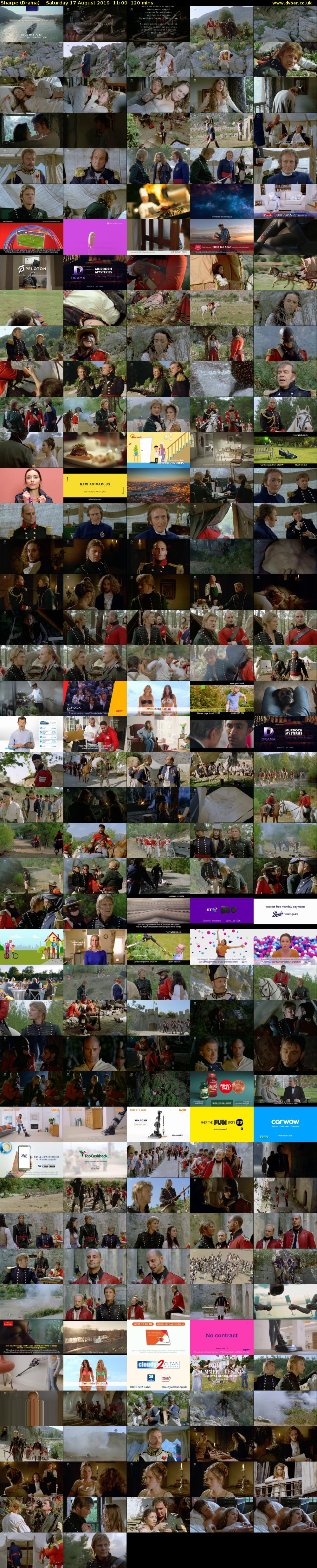 Sharpe (Drama) Saturday 17 August 2019 11:00 - 13:00