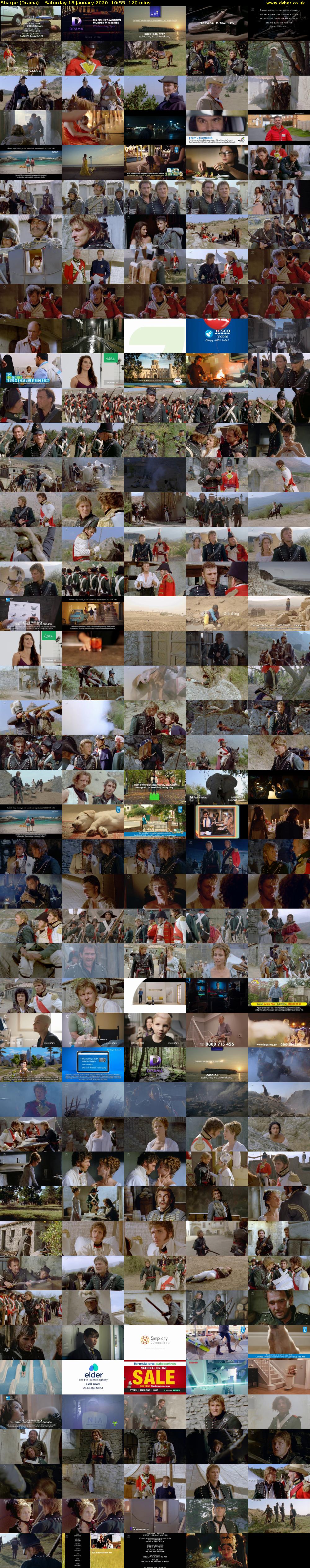 Sharpe (Drama) Saturday 18 January 2020 10:55 - 12:55