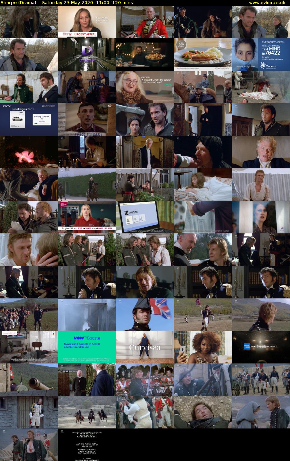 Sharpe (Drama) Saturday 23 May 2020 11:00 - 13:00