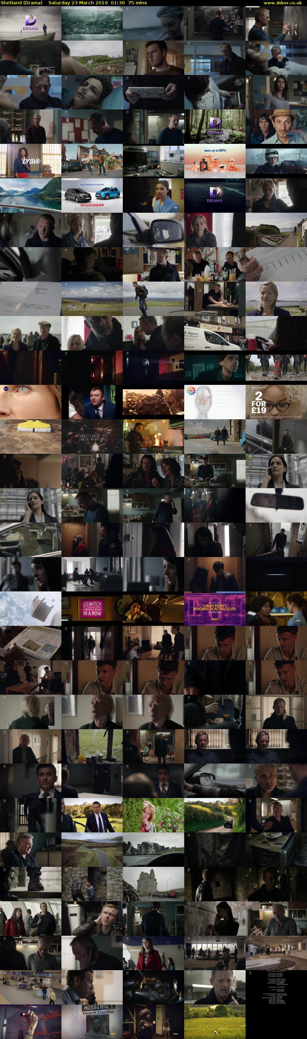 Shetland (Drama) Saturday 23 March 2019 01:30 - 02:45