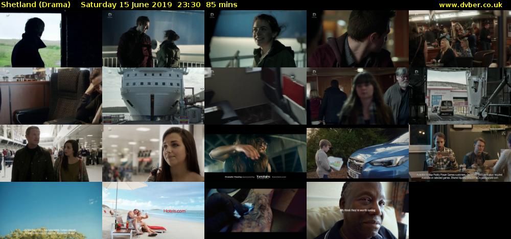 Shetland (Drama) Saturday 15 June 2019 23:30 - 00:55