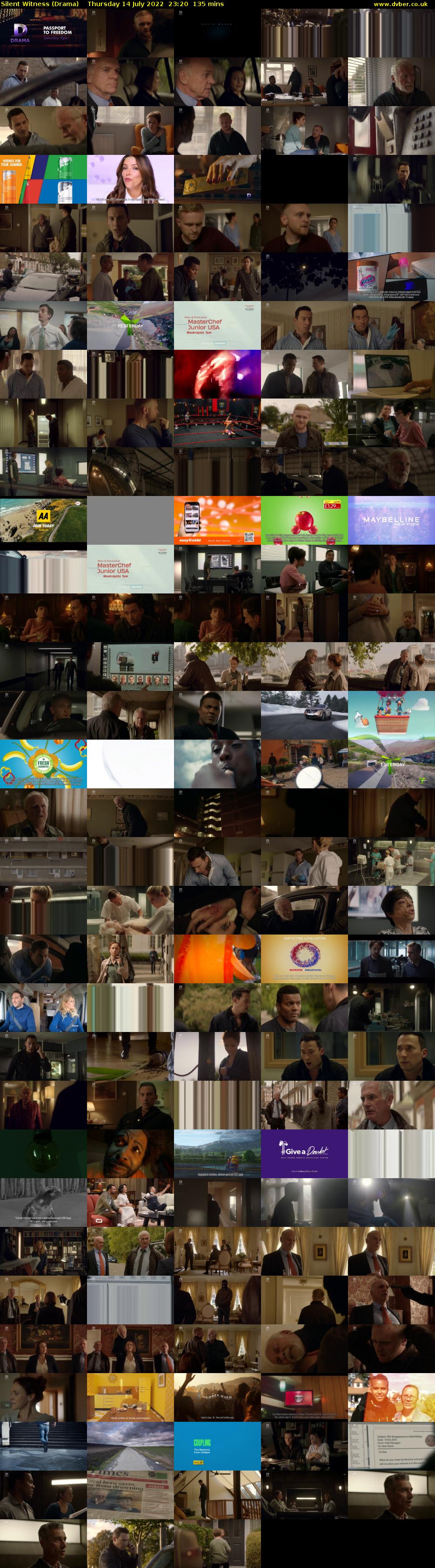 Silent Witness (Drama) Thursday 14 July 2022 23:20 - 01:35