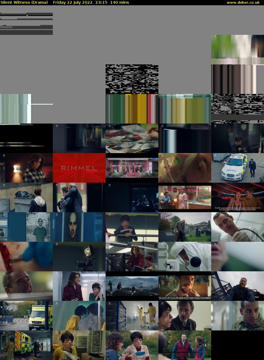 Silent Witness (Drama) Friday 22 July 2022 23:15 - 01:35