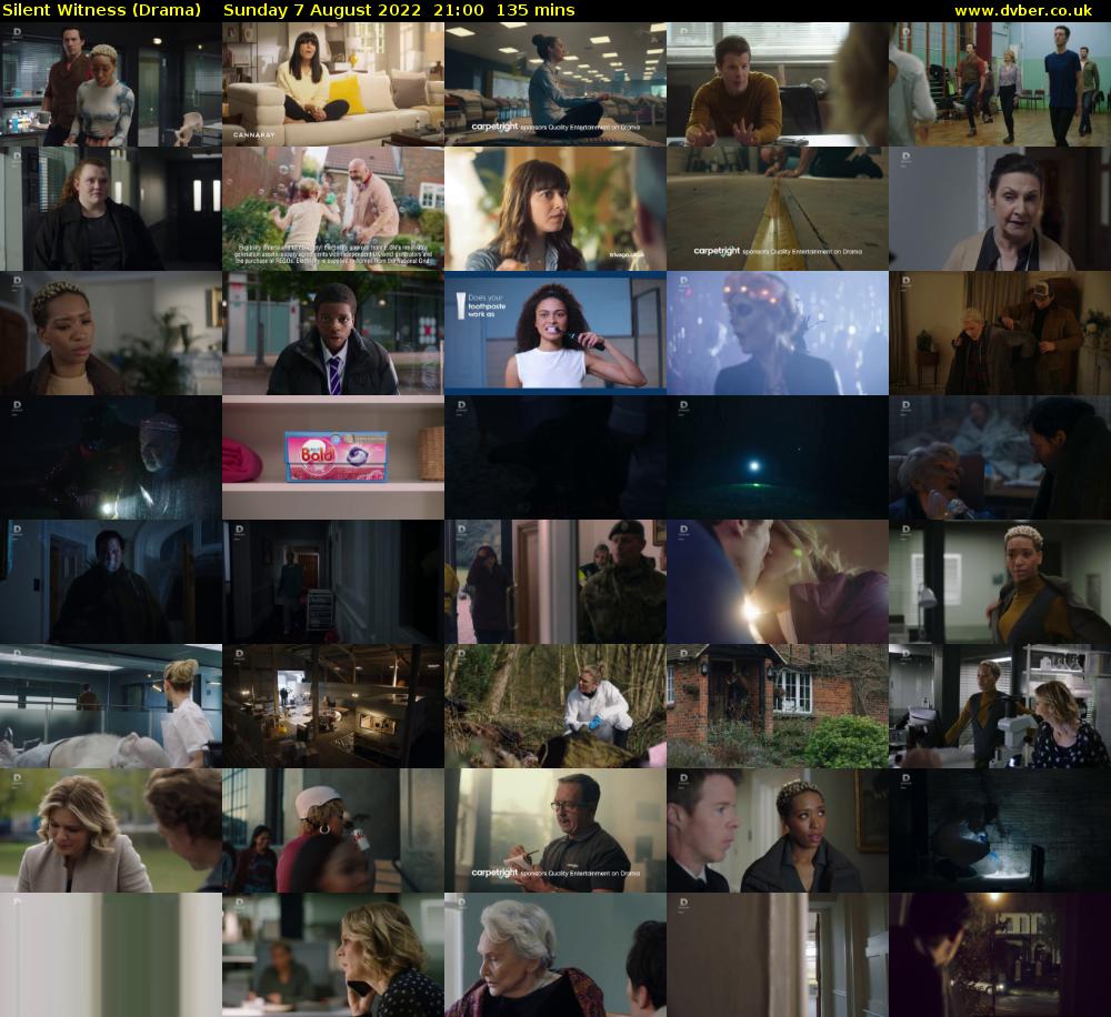 Silent Witness (Drama) Sunday 7 August 2022 21:00 - 23:15